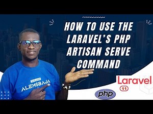 How to use the Laravel's PHP artisan serve command