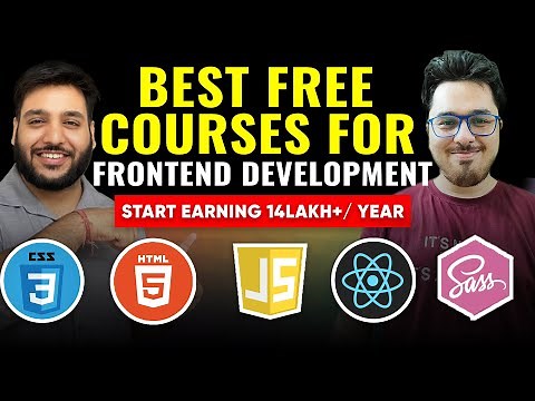 BEST FREE resources to learn FRONTEND in 2022 🔥| front end developer course | Thanks ‪@CodeWithHarry‬