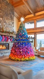 316K views · 1.3K reactions | These rainbow christmas trees are a must this year! #Christmas #christmasdecor #interiordesign #tiktokmademebuyit | Inspiring Designs | Facebook