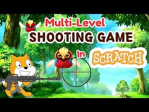 How to Make Multi Level Shooting Game in Scratch in 4 MINS