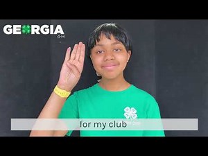 4-H Pledge - American Sign Language