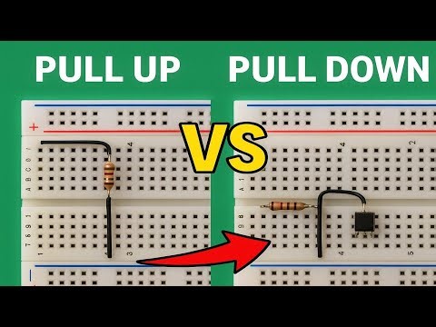 Floating GPIO Pins? Pull-Up vs Pull-Down Resistor Explained | Embedded Basics