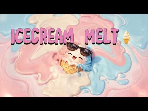 Ice Cream Melt 🍦 | The Most Relaxing Food Song!