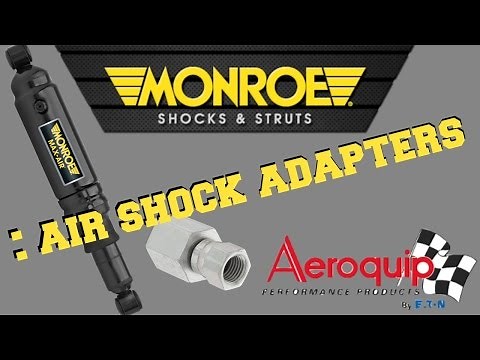 Monroe Air Shock Adapter to 1/4" NPT Thead