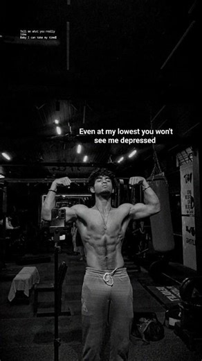 Even at my lowest you won't see me depressed || be strong be healthy