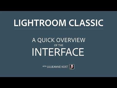 An Overview of the Lightroom Classic Interface