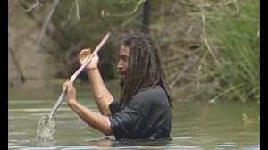 San Diego River Standoff: Wanted man in bizarre watery standoff with police