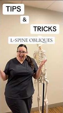 TIPS & TRICKS: L SPINE OBLIQUES #radiology #xraystudent #carrieinxray #xraytech #spine