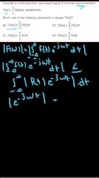 FOURIER TRANSFORM CONDITION #electronicengineering #gate #ies #ugcnet #signalsystem