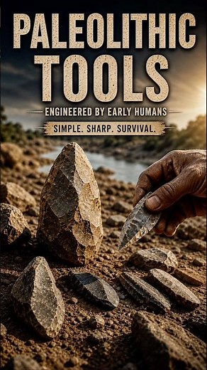 🪨 Paleolithic Tools –The First Technology of Humans!
