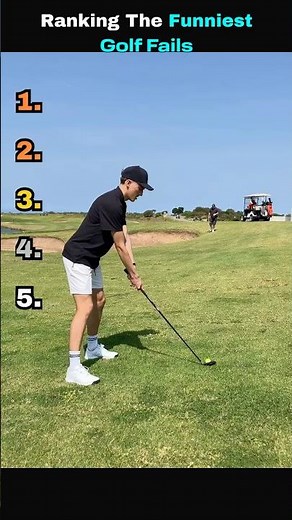 Ranking Funny Golf Fails #shorts #viral #funny #fails