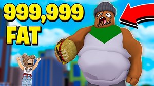 I ate everything and got 999,999 fat in Roblox Munching Masters