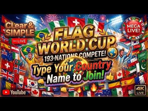 WORLD CUP OF FLAGS LIVE 2026_193 Nations Enter the Arena and Fight for Ultimate Crown!. #flagstorm