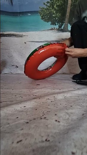 Inflating the Gormiti Swim Ring 💨🌊 So Satisfying to Watch!