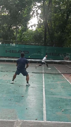 Nice drive topspin backhand and forehand.#groundstroke #tennis #live #exercise | Mario Grama