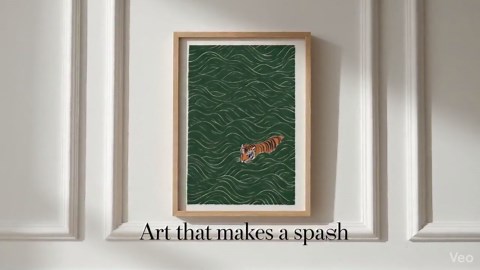 Minimalist Tiger Art Print – Japanese Style, Zen Home Decor, Matte Poster - Etsy