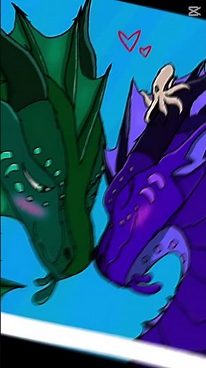 Fathigo indigo x fathom^^ #wingsoffire #wof