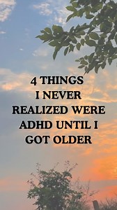 4 things I never realized were ADHD untilL I got older. There are so many things I never knew were ADHD, growing up finally made it all make sense. If this is you, you are not alone 💗🫂 | ADHDoers
