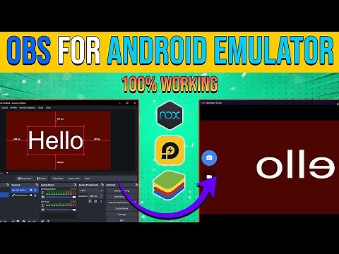 How to Use OBS Virtual Camera on Android Emulator 2025 (100% Working)