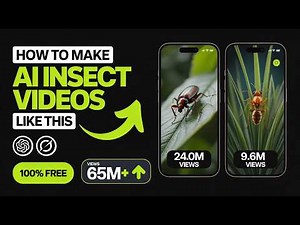 How To Make AI Insect POV Videos Getting 65M+ Views – 100% Free (Step-by-Step)