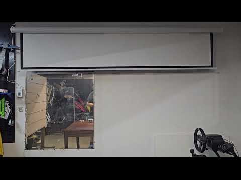 120 Inch Electric Projector Screen with Remote