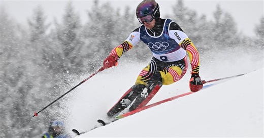 JO d'hiver: Armand Marchant, excellent 5e, évite une mauvaise surprise lors de la 1re manche du slalom