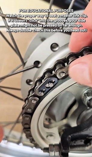 How to Install a Motorcycle Chain Master Link
