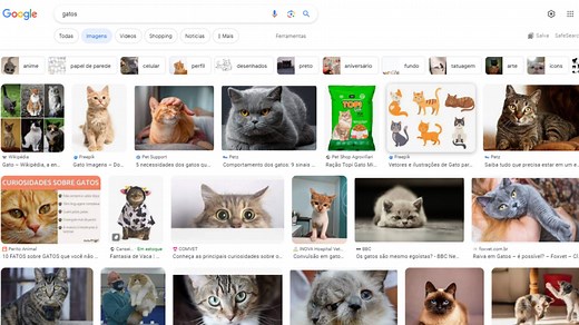 Como achar imagens sem direitos autorais no Google