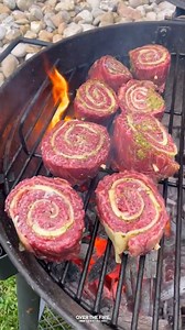 1.5M views · 58K reactions | Epic Steak Pinwheels 數咽 | Over The Fire Cooking by Derek Wolf | Facebook