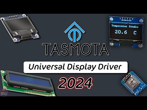 Tasmota OLED Display konfigurieren [Universal Display Driver uDisplay] – Nach Tasmota 13.4+