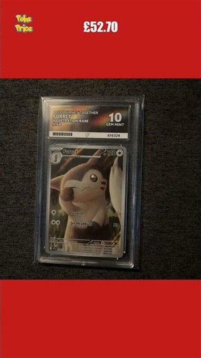 😳 This Furret card fetched £52.70 — crazy or fair? #shorts