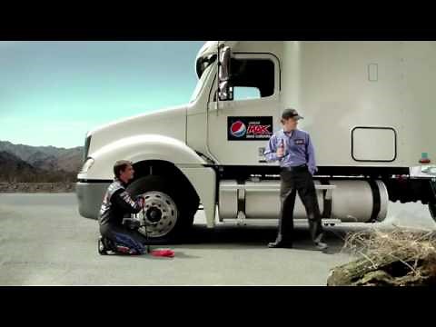 Jeff Gordon Drives The Pepsi Max Truck To Daytona