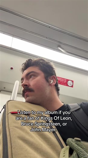 Taking the train to work… #originalmusic #jetblack #fyp #brucespringsteen #kingsofleon