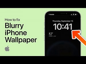 How To Fix iPhone Wallpaper Blurry At Top iOS 17 Lock Screen