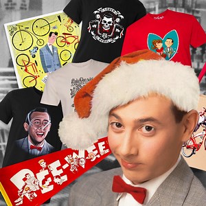 31K views · 1.7K reactions |  Big discounts at shop.peewee.com!!  Hoodies, tees, and stocking stuffers like... Totes Enamel Pins Bumper Stickers Stickers Pennants  From now until 12/16 at 11:59 p.m.!!!! | Pee-wee Herman | Facebook
