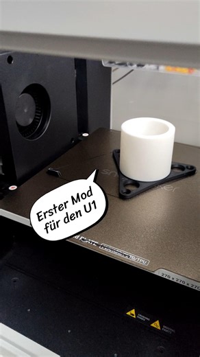 Erster MOD für den Snapmaker U1 #snapmaker #3dprinting #3ddruck #u1 #shortvideo