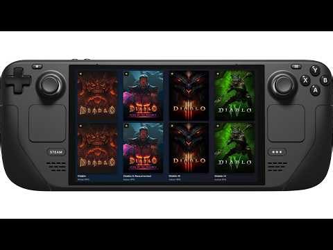All Diablo Games (1997-2023) on Steam Deck (With Performance Stats)