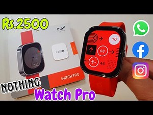 Nothing Watch Pro Unboxing & Review | CMF Watch Pro | Best Nothing Smartwatch | Watch pro Nothing