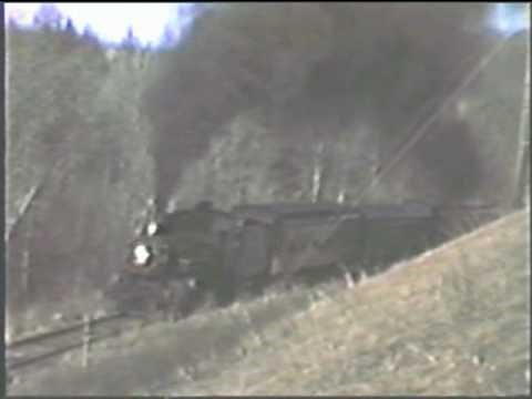 Hard working Steam locomotive 2-8-0, 385, on Morris County Central in 1977...