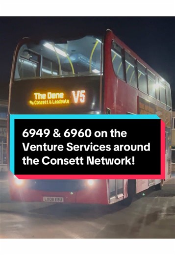 Explore Consett's Venture Services with Buses 6949 & 6960