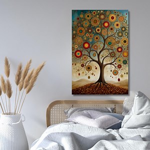 Tree of Life Gustav Klimt Canvas Wall Art,tree of Life Wall Art,tree of Life Poster,home Decor,abstract,modern Art,ready to Hang,gift 660A - Etsy