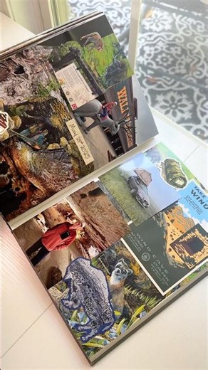 Creating a Travel Scrapbook page for wind Cave National Park!