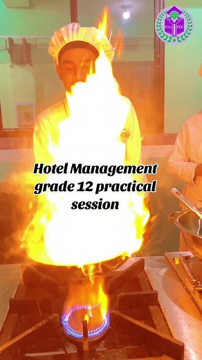 Hotel Management grade 12 practical session #edutek #college #hm #itahari
