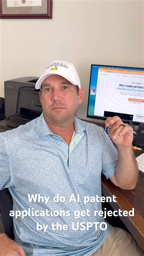 Why do AI patent applications get rejected by the USPTO #patent #ai