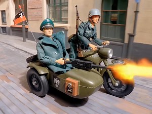 150K views · 4.3K reactions | German Motorbike and Sidecar. | Vintage Action Man Customs | Facebook