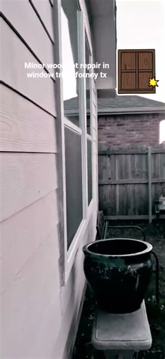 replacing rotted window trim #rot #repairs #window