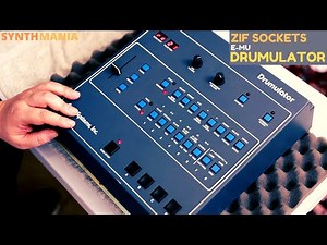 ZIF sockets on E-mu Drumulator