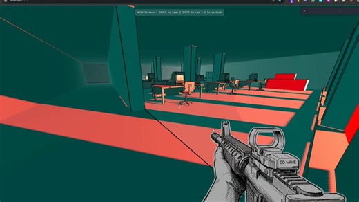 Even if I end up not submitting this, I am having a lot of fun building this gameHere's my latest update: ✅ Switched the whole physics system to rapier.js ✅ Level Editor ✅ Super lightweight destructible GLB system✅ Cel-shading style#vibejam #threejs