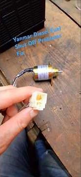 Yanmar Diesel Fuel Shut Off Problems Fix #diesel #fix #technology