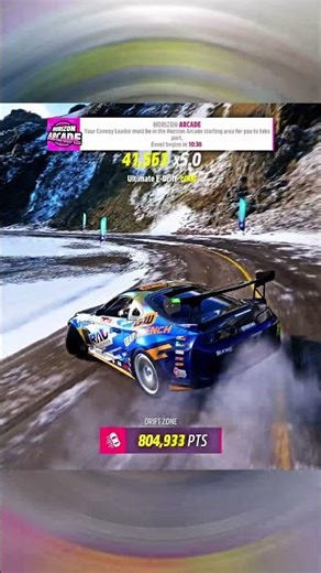 FH5 — Formula Drift Supra MK4 Volcano Drift #shorts